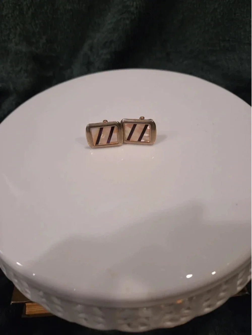 Vintage MOP inlay cufflinks